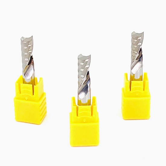 Solid Carbide Single Flute Up Cut Router Bits For Plastic
