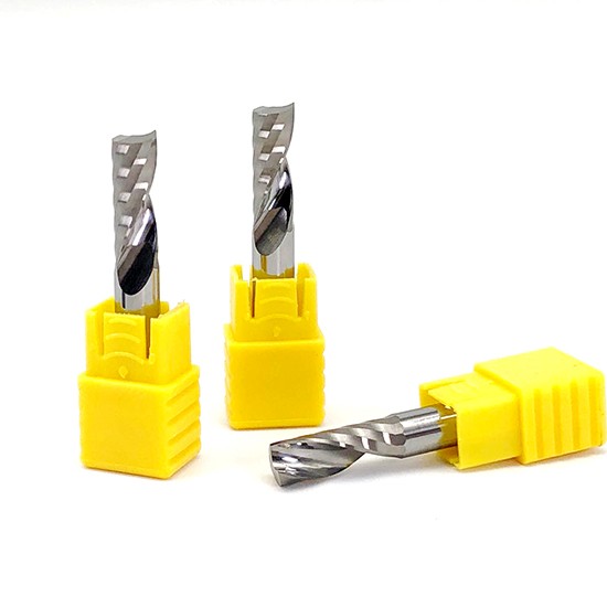 Solid Carbide Single Flute Up Cut Router Bits For Plastic